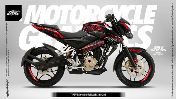 TYPE V ( VENOM ) - BAJAJ PULSAR NS 160/200 - Imagen 5
