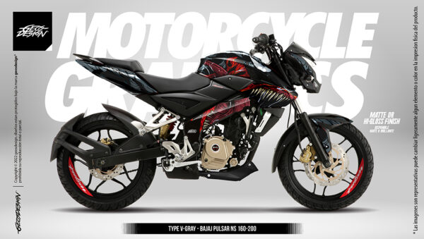 TYPE V ( VENOM ) - BAJAJ PULSAR NS 160/200 - Imagen 4
