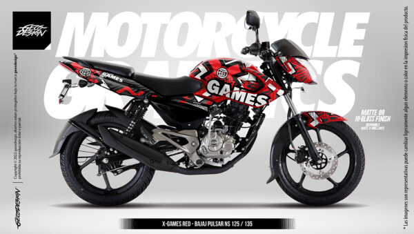 X GAMES - BAJAJ PULSAR NS 125/135 - Imagen 5