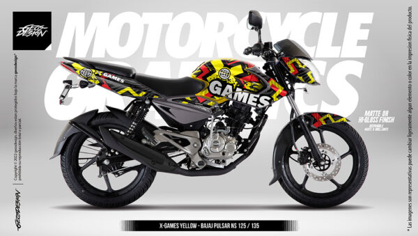 X GAMES - BAJAJ PULSAR NS 125/135 - Imagen 6