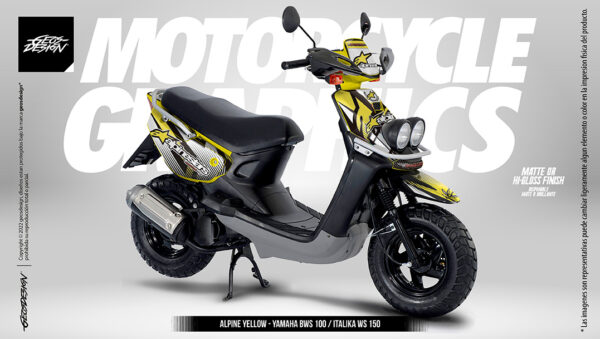 ALPINE  - YAMAHA BWS-ZUMA 100 / ITALIKA WS 150 - Imagen 5