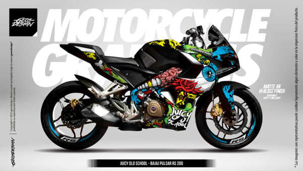 JUICY OLD SCHOOL - BAJAJ PULSAR RS 200