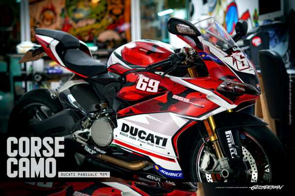 CORSE DESIGN CAMO - DUCATI PANIGALE 959 16-19
