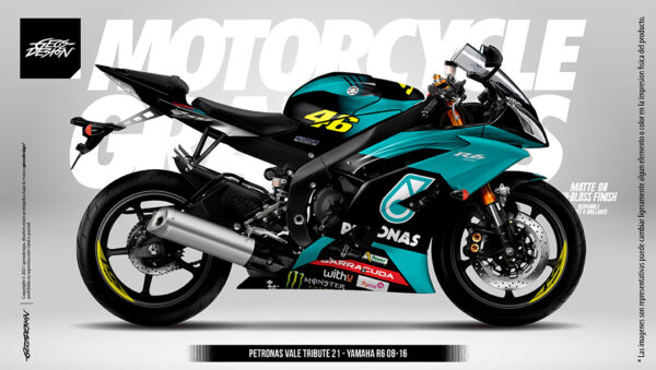 PETRONAS VALE TRIBUTE 21 - YAMAHA R6 08-16 - Imagen 6