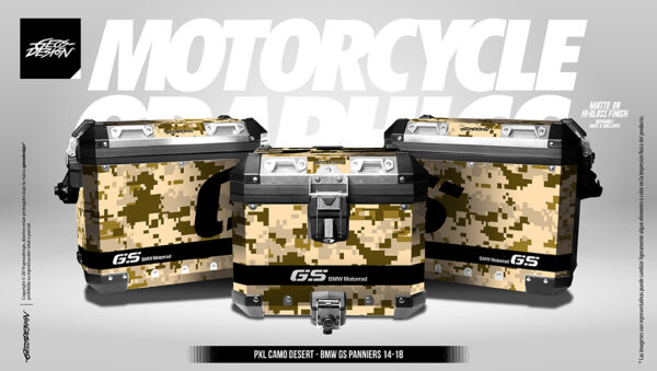 PXL CAMO - MALETAS BMW ALUMINIO