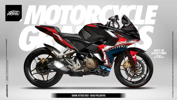 SHARK ATTACK - BAJAJ PULSAR RS 200 - Imagen 4