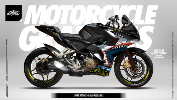 SHARK ATTACK - BAJAJ PULSAR RS 200