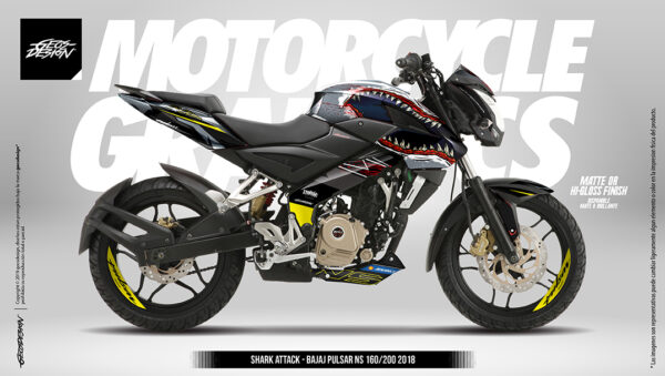 SHARK ATTACK - BAJAJ PULSAR NS 160/200