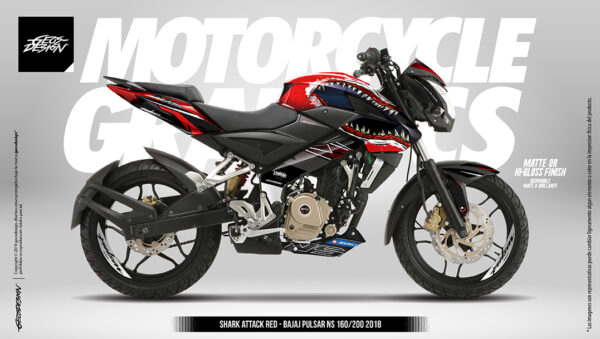 SHARK ATTACK - BAJAJ PULSAR NS 160/200 - Imagen 4