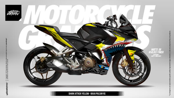 SHARK ATTACK - BAJAJ PULSAR RS 200 - Imagen 5