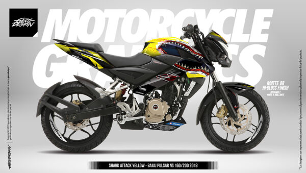 SHARK ATTACK - BAJAJ PULSAR NS 160/200 - Imagen 6