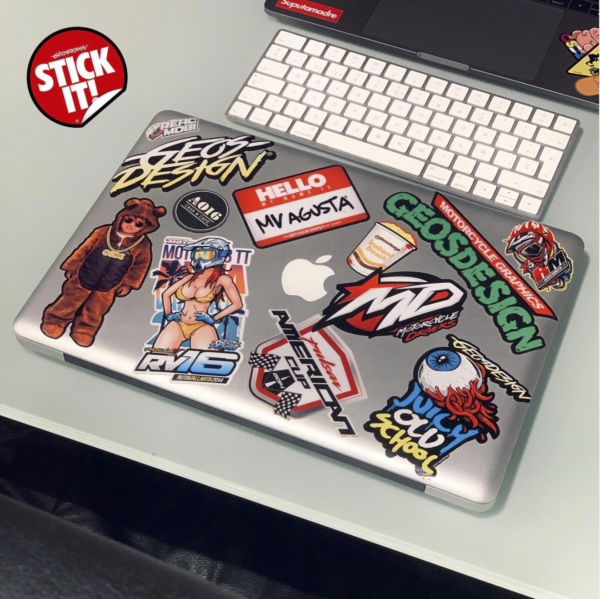 LATEX STICKERS VINIL BLANCO. ( Servicio de Impresión 1 mt2 ) - Imagen 3