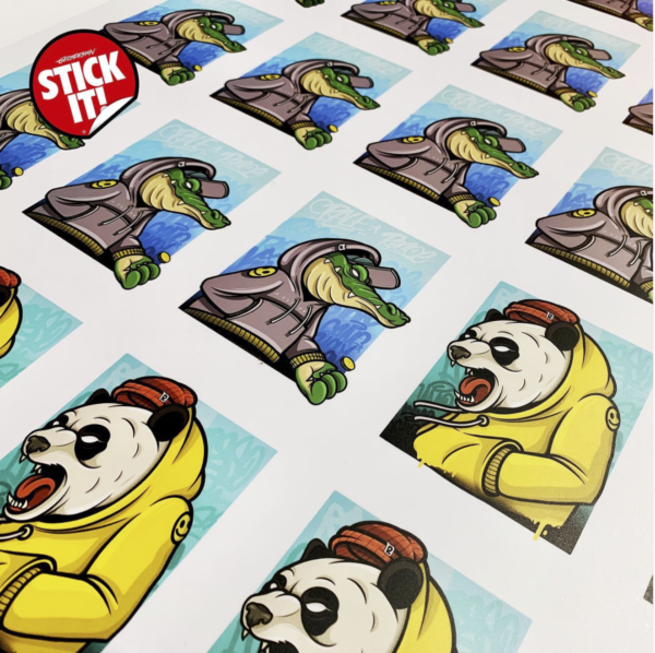 LATEX STICKERS VINIL BLANCO. ( Servicio de Impresión 1 mt2 ) - Imagen 7