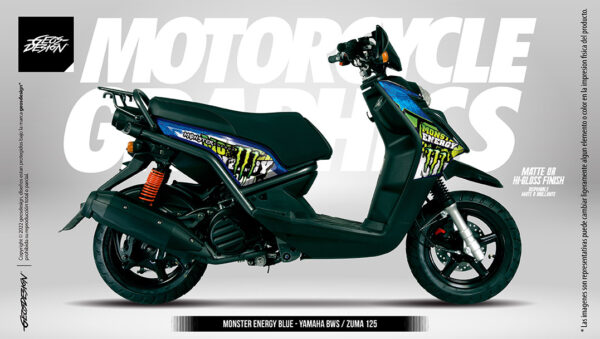 MONSTER ENERGY - YAMAHA BWS-ZUMA 125 - Imagen 4