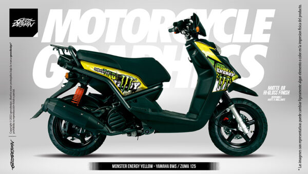 MONSTER ENERGY - YAMAHA BWS-ZUMA 125 - Imagen 7