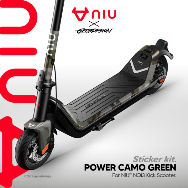 POWER CAMO - NIU KQi3 Kick Scooter - Imagen 5