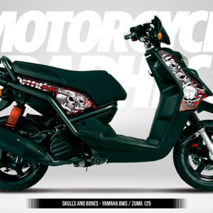 SKULLS AND BONES - YAMAHA BWS-ZUMA 125