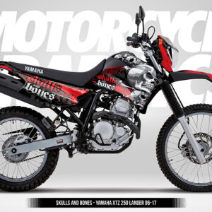 SKULLS AND BONES - YAMAHA XTZ 250 LANDER 06-17