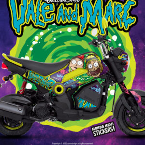 VALE AND MARC / RICK AND MORTY STYLE - HONDA NAVI