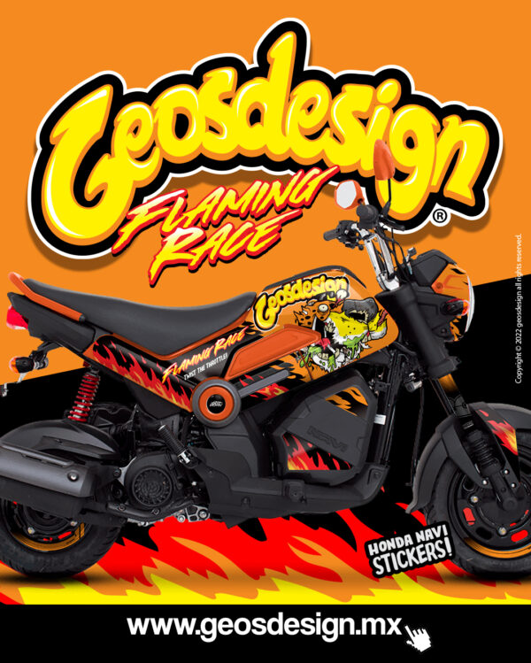FLAMING RACE ( CHEETOS ) - HONDA NAVI