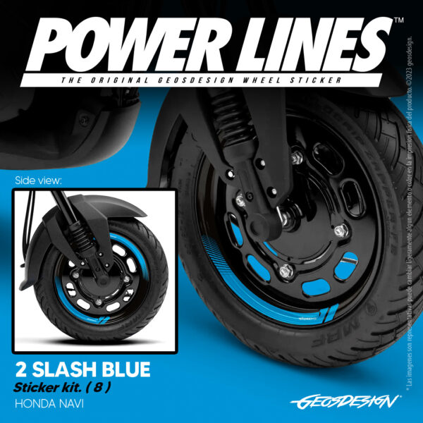 2 SLASH - HONDA NAVI ( Sticker wheel / rines ) - Imagen 9