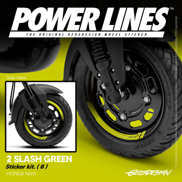 2 SLASH - HONDA NAVI ( Sticker wheel / rines ) - Imagen 7