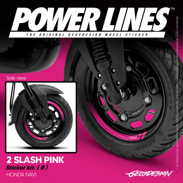 2 SLASH - HONDA NAVI ( Sticker wheel / rines ) - Imagen 5
