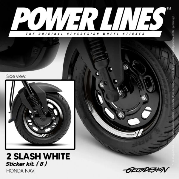 2 SLASH - HONDA NAVI ( Sticker wheel / rines ) - Imagen 3