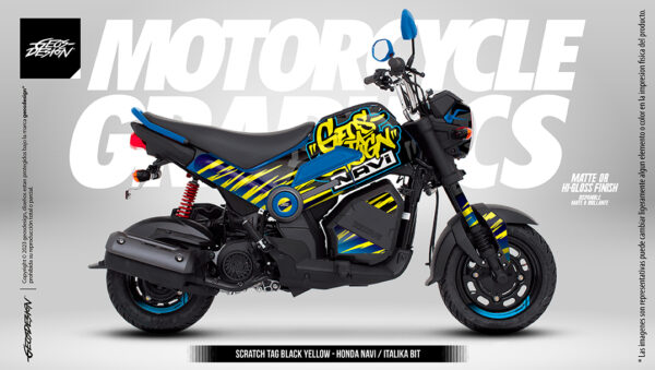 SCRATCH TAG - HONDA NAVI / ITALIKA BIT