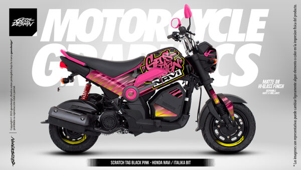 SCRATCH TAG - HONDA NAVI / ITALIKA BIT - Imagen 4