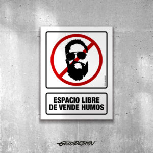 COOL SIGNS - ESPACIO LIBRE DE VENDE HUMOS.