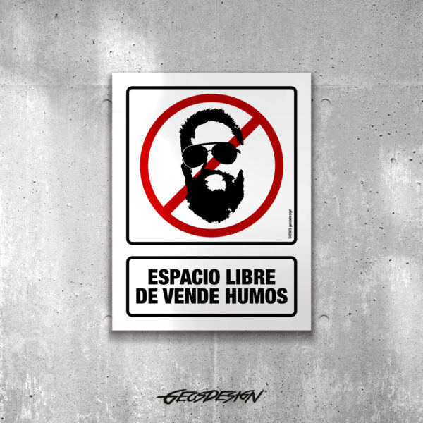 COOL SIGNS - ESPACIO LIBRE DE VENDE HUMOS.
