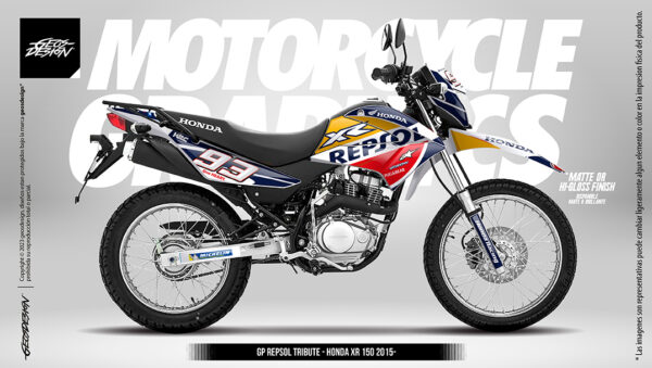GP REPSOL TRIBUTE - HONDA XR 150 - Imagen 6