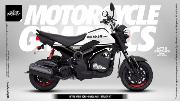 INITIAL HACHI ROKU  - HONDA NAVI - Imagen 4