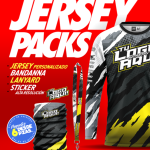 JERSEY PACKS PERSONALIZADOS.