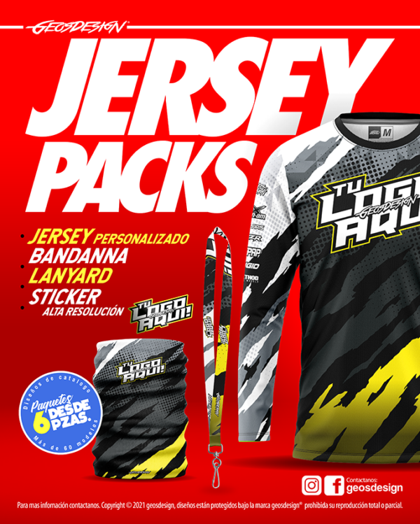 JERSEY PACKS PERSONALIZADOS.
