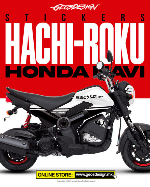 INITIAL HACHI ROKU  - HONDA NAVI