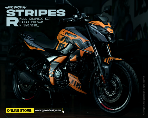 STRIPES R - BAJAJ PULSAR N250 / N160 - Imagen 4