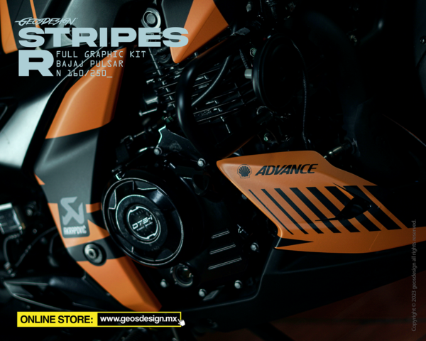 STRIPES R - BAJAJ PULSAR N250 / N160 - Imagen 6