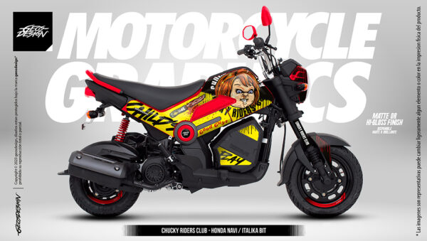 CHUCKY RIDERS CLUB  - HONDA NAVI / ITALIKA BIT - Imagen 4