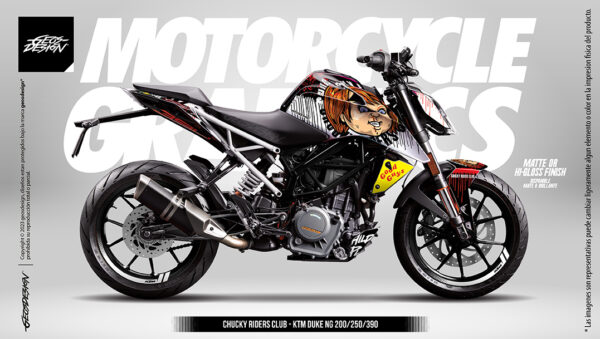 CHUCKY RIDERS CLUB - KTM DUKE 200/250/390 NG - Imagen 4