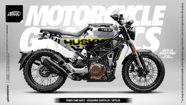 POWER CAMO - HUSQVARNA SVARTPILEN / VITPILEN 250 / 401 - Imagen 4