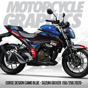 CORSE DESIGN CAMO - SUZUKI GIXXER ( NAKED ) 150/250 2020-