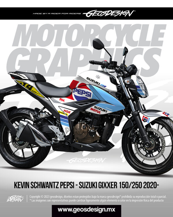 KEVIN SCHWANTZ PEPSI - SUZUKI GIXXER ( NAKED ) 150/250 2020-