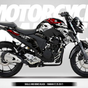 SKULLS AND BONES - YAMAHA FZ 25
