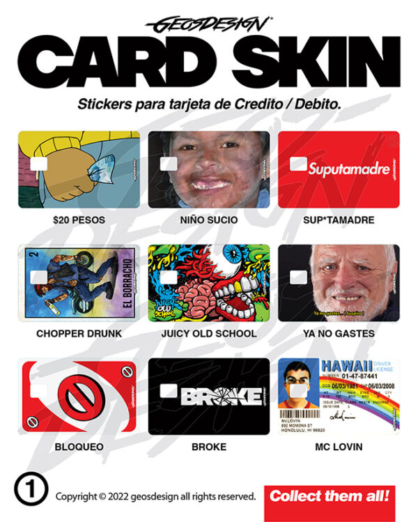 CARD STICKERS - SKINS PARA TARJETAS - Imagen 3