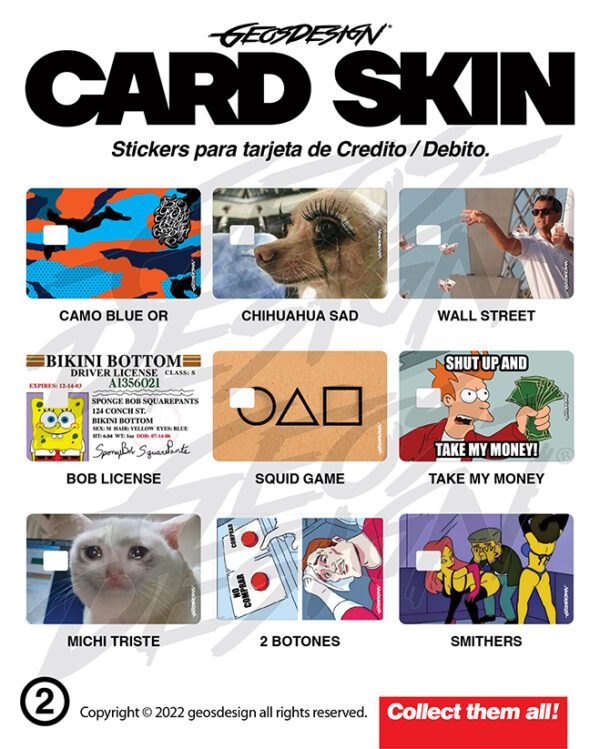 CARD STICKERS - SKINS PARA TARJETAS - Imagen 4
