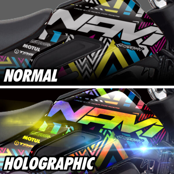 STICKER HOLOGRÁFICO ( HOLOGRAPHIC UPGRADE ) - Imagen 2