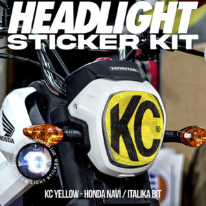 KC - HEADLIGHT STICKER KIT - HONDA NAVI / ITALIKA BIT