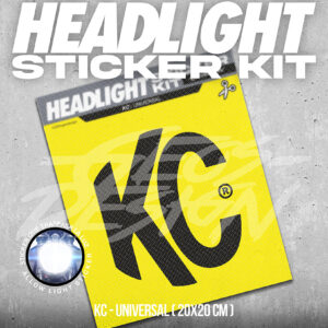 KC - HEADLIGHT STICKER KIT UNIVERSAL ( 20x20 cm )